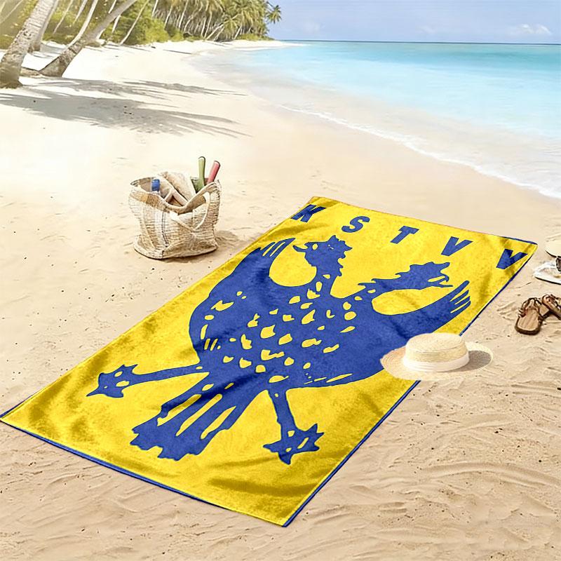 STVV Print Beach Towel, Large Soft Quick Dry Towel for Beach Camping Swimming