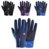 Vielseitige schwarze wasserdichte und winddichte Touchscreen-Handschuhe für Outdoor-Sportarten