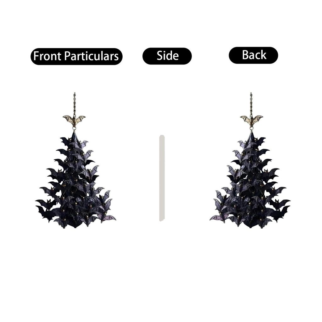 2D Plane Dark Wind Group Tree Decoration Pendant, Exquisite Suitable For Holiday Scene Decoration