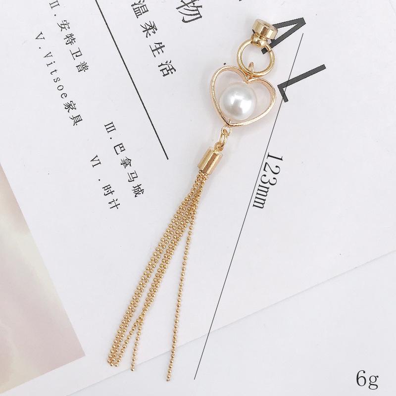 Yilian DIY Mobile Phone Case Jewelry - Handmade Chain Tassel Pendant for Women