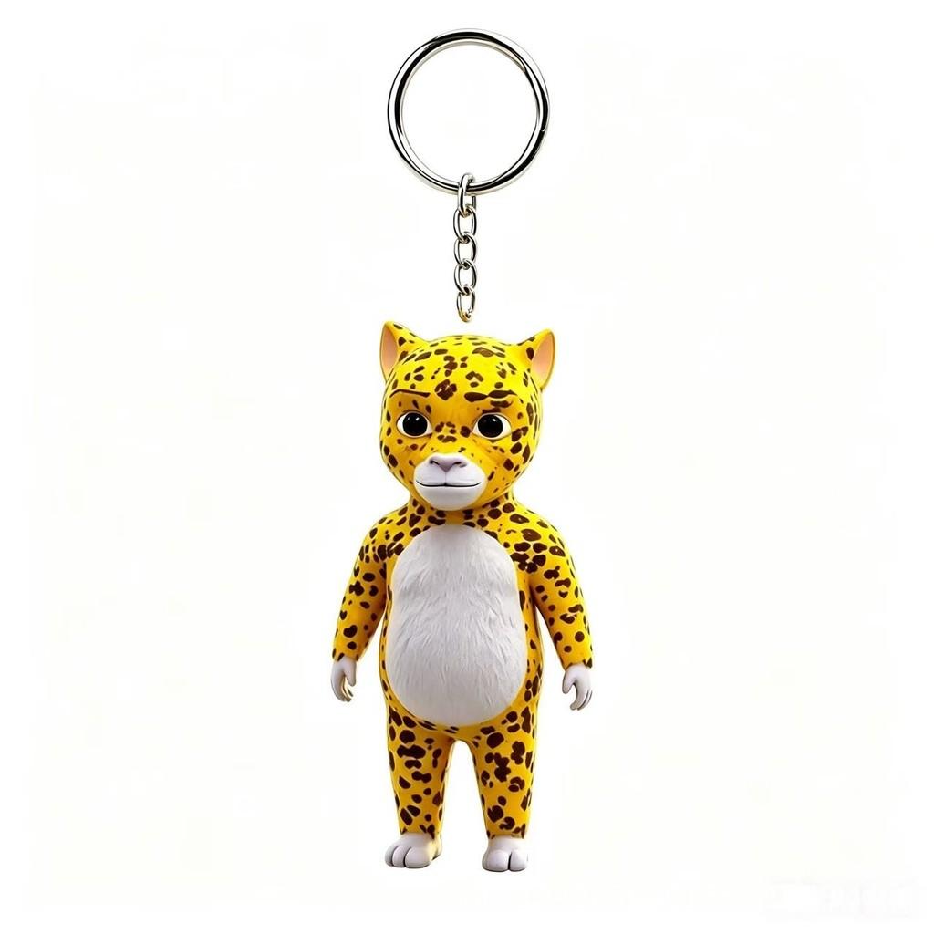 Portachiavi Niu Lai con Morbido Peluche Corto per Decorazione Zaino Regalo per Amici