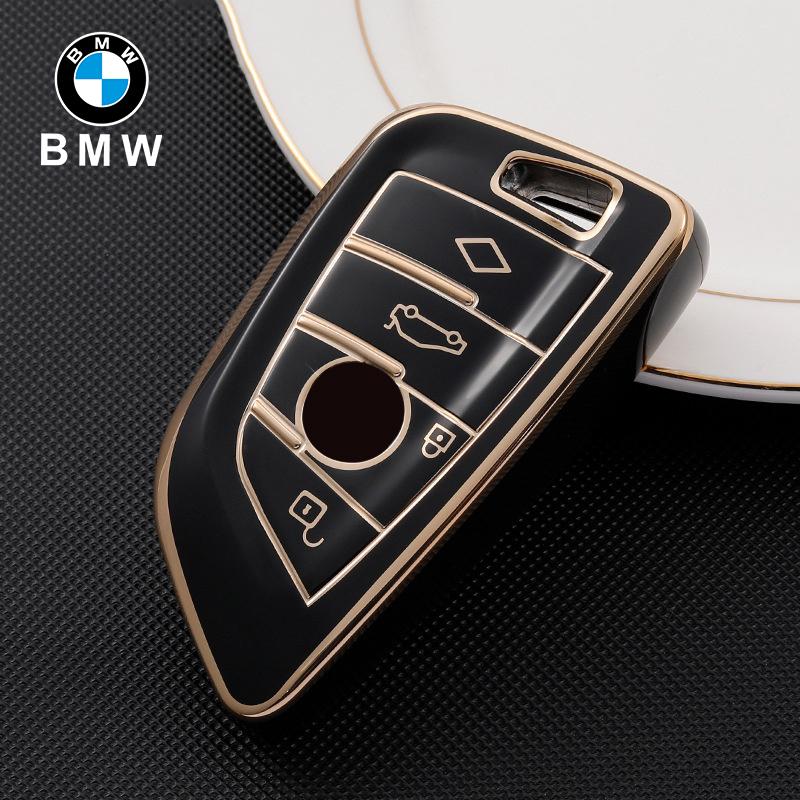 Soft TPU Car Remote Key Case Cover Protector Shell Fob For BMW X1 X3 X4 X5 X6 Series 1 2 3 5 7 G20 G02 G05 G31 G23 F34 F15 F40