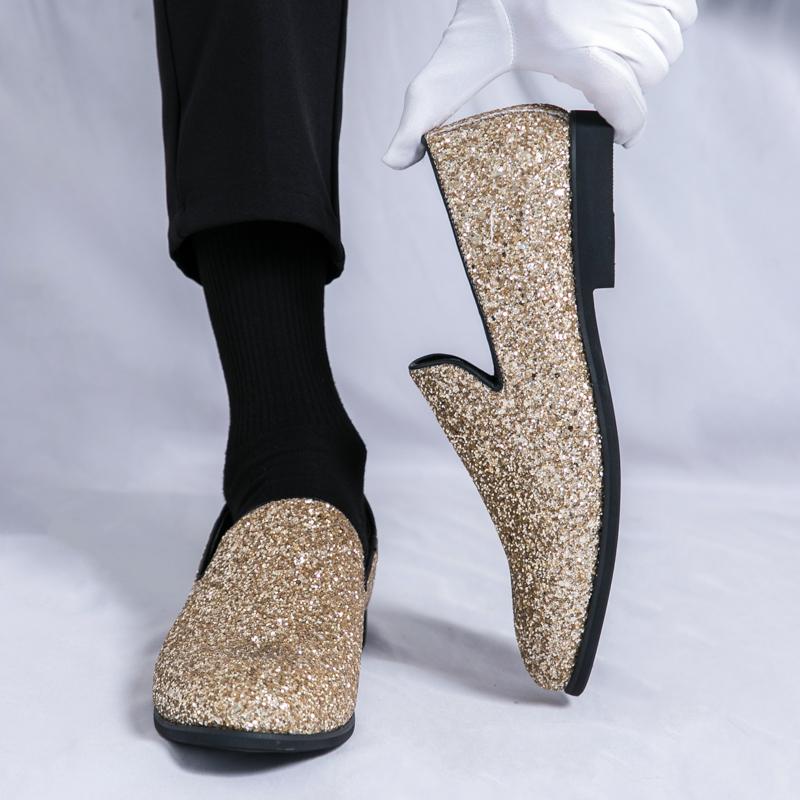 Men's Cusual Leather Shoes slip on fashion Wedding Party Shoes Fashion Men Shoe Mens Loafers Moccasins Driving Flats men shoes