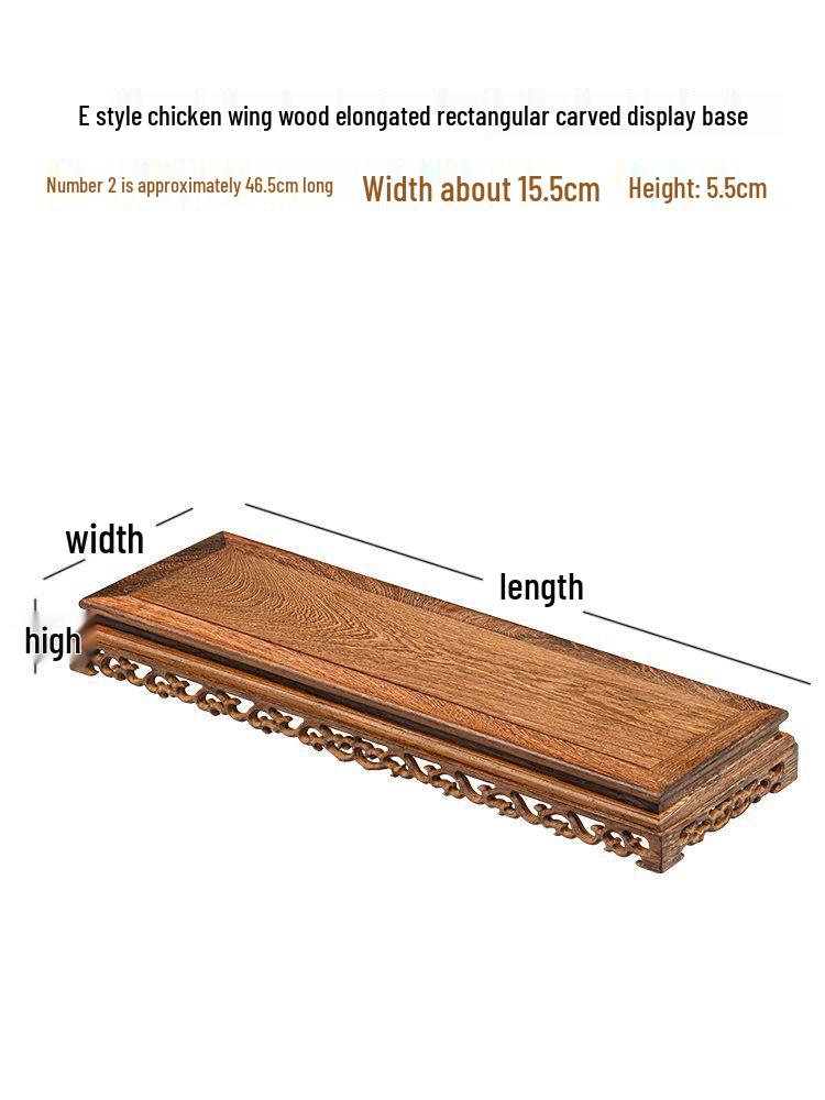 Holzsockel für Vase, Bonsai, Buddha-Statue oder Teekanne