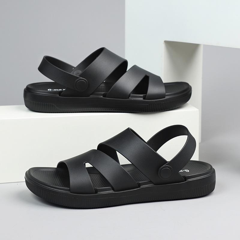 Summer men's sandals color matching driving sandals breathable deodorant cool slippers beach soft rubber fashion men's sandals
