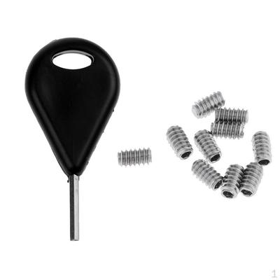Surf Board Surfboard Fin Replacement Accessory With 10Pcs Grub Screws