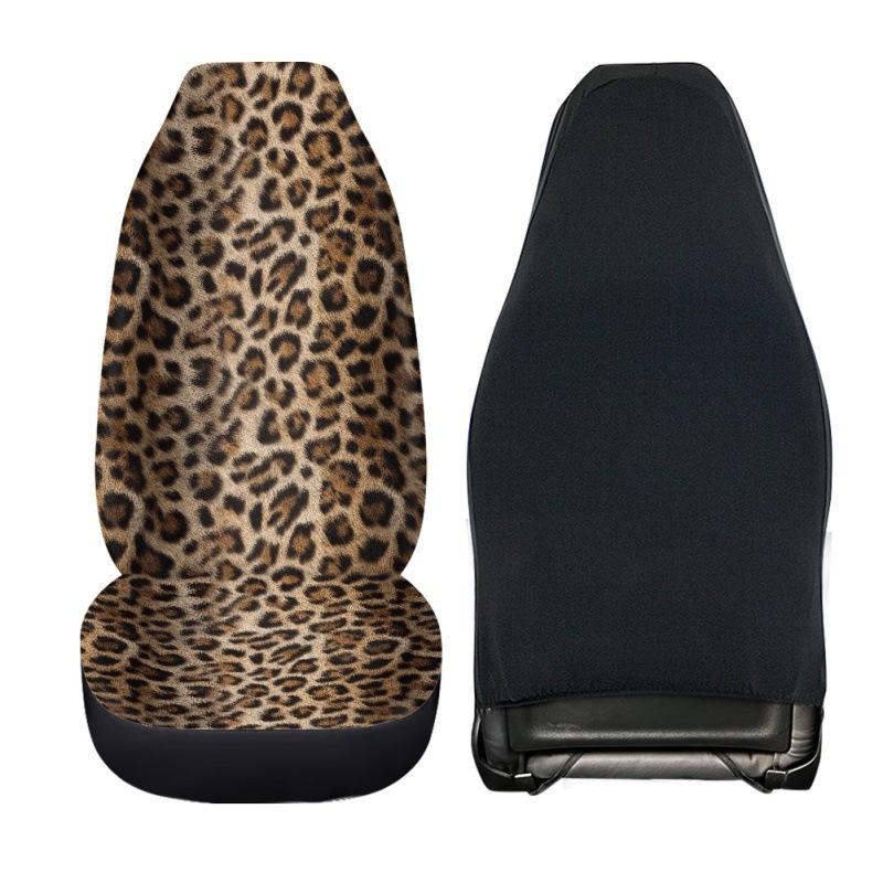 New Car Seat Cushion Universal Four Seasons Car Seat Cover Pink Leopard Print Rose Car Seat Cover