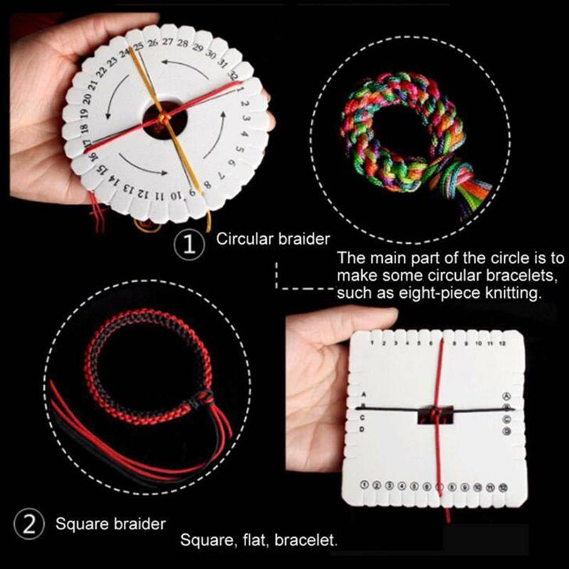 Kumihimo Beading Cord Disc/Disk Braiding Braided Plate Diy Handmade