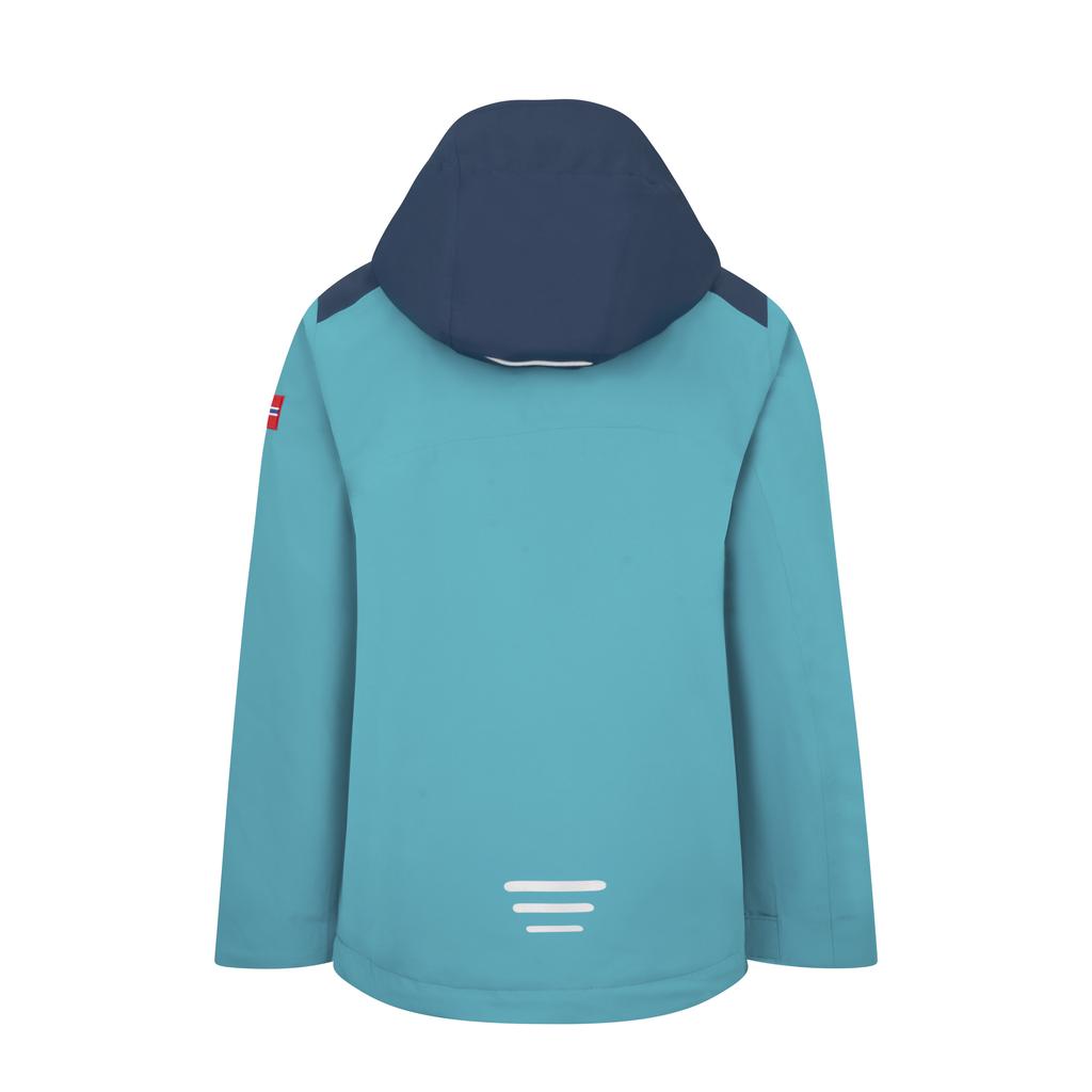 Kurtka przeciwdeszczowa dziecięca Trollkids Kids Bergen Jacket outdoorowa niebieska (610-191)