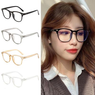 Blue Light Blocking Glasses Unisex Clear View Strong Hinge Smooth Transparent with Brim Eye Protection Clear Bluelight Glasses Spectacles