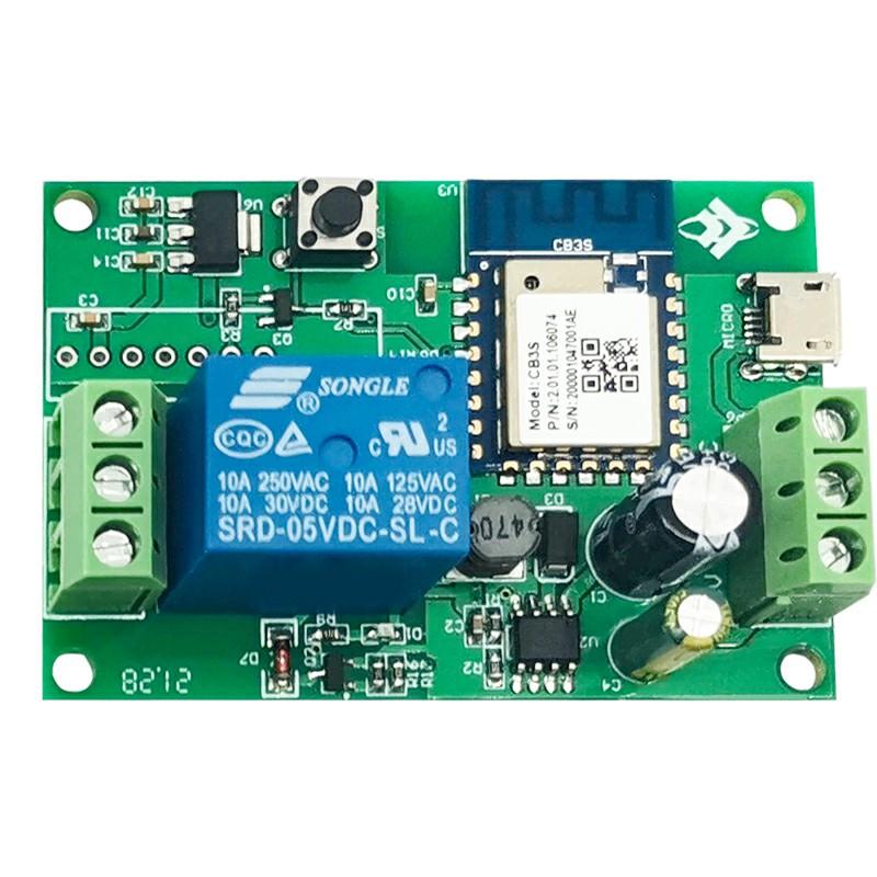 Tuya Single-Channel WiFi Bluetooth Remote Relay Module Phone APP Control Smart Switch Tmall Genie