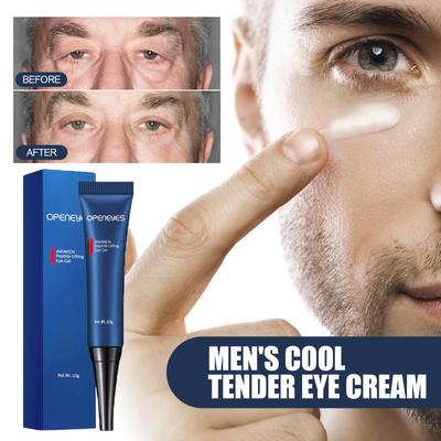 Creme Anti-Idade para Olhos Masculino Suaviza Linhas Finas ao Redor dos Olhos Repara Bolsas Sob os Olhos, Olheiras Sob os Olhos, Hidrata e Firma a Pele Creme para Olhos