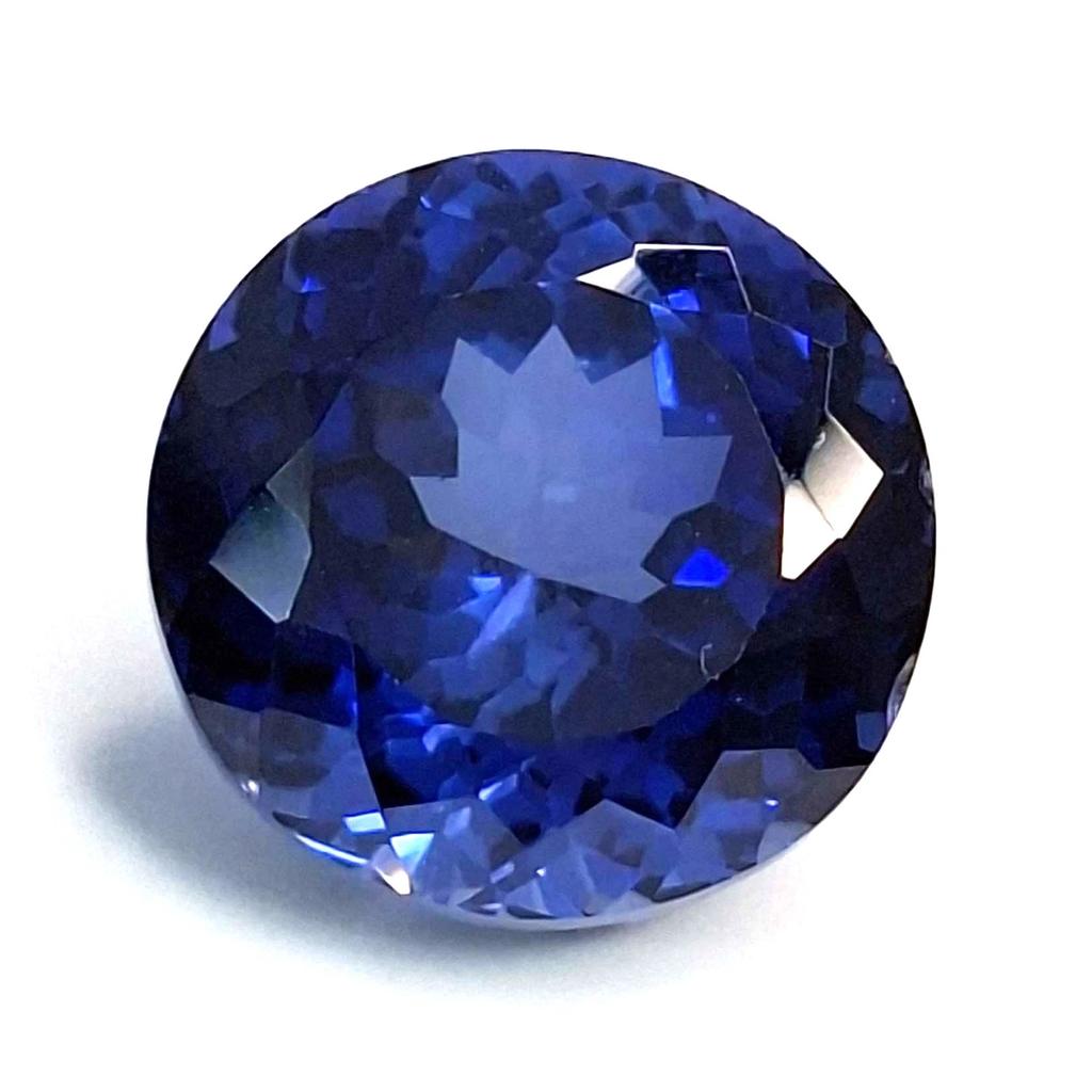 Natural Tanzanite Deep Blue 13-15 Ct Round Cut Certified Beautiful Gemstone