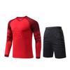 Spot Wholesale Football Goalkeeper Jersey Boys Custom Goalkeeper Jersey Long Sleeve Sponge Pad Game Training Jersey