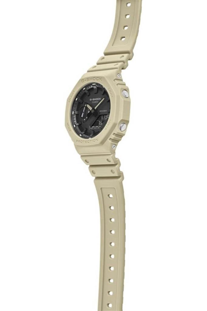 CASIO G-SHOCK GA-2100-5ADR Beige Analog Digital Watch 200M Carbon Core CasiOak