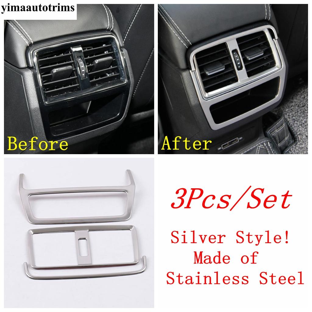 Stainless Steel Accessories For Skoda Kodiaq 2017 -  Door Speaker Dashboard AC Air Window Lift Button Decor Panel Cover Trim