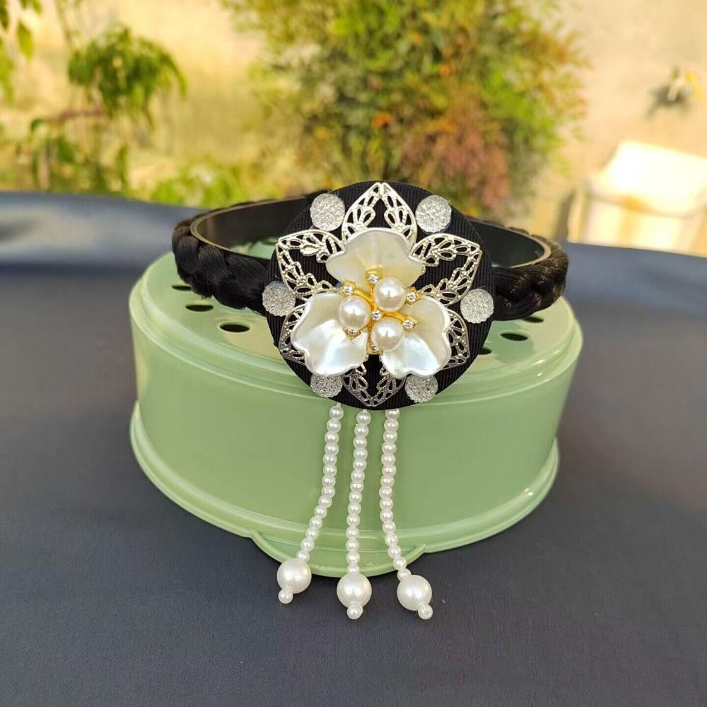 Quasten Koreanisches Stirnband Blume Bühnentanz Haarreif Mode Hanbok Haarband Hochzeit