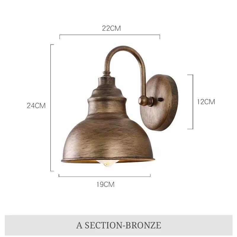 Retro LED Wall Lamp Waterproofing Lighting For Garden Porch  Living Room Balcony Corridor Outdoor Interiorit Lighting Fixtures