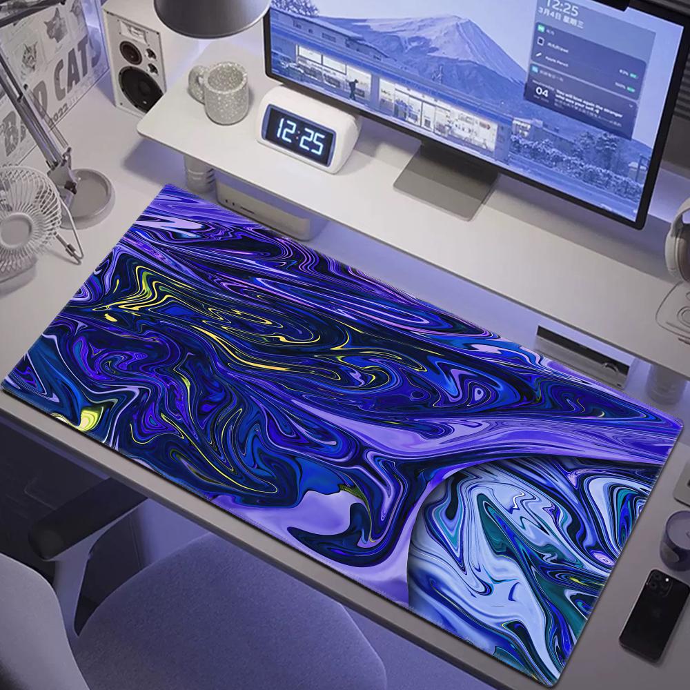 XXL Strata Liquid X Mouse Pad Computer Laptop Anime Keyboard Mouse Mat Large Mousepad Keyboards Gamers Decoracion Desk Mat