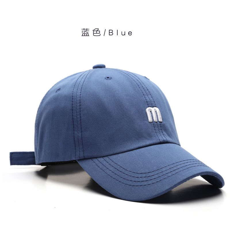 

Fashion Brand All-Match Embroidered Fitness Training Hat Blue M All yards