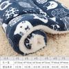 Pet cushion thickened autumn and winter warm cat dog cushion non-slip blanket seat cushion puppy dog sleeping cushion