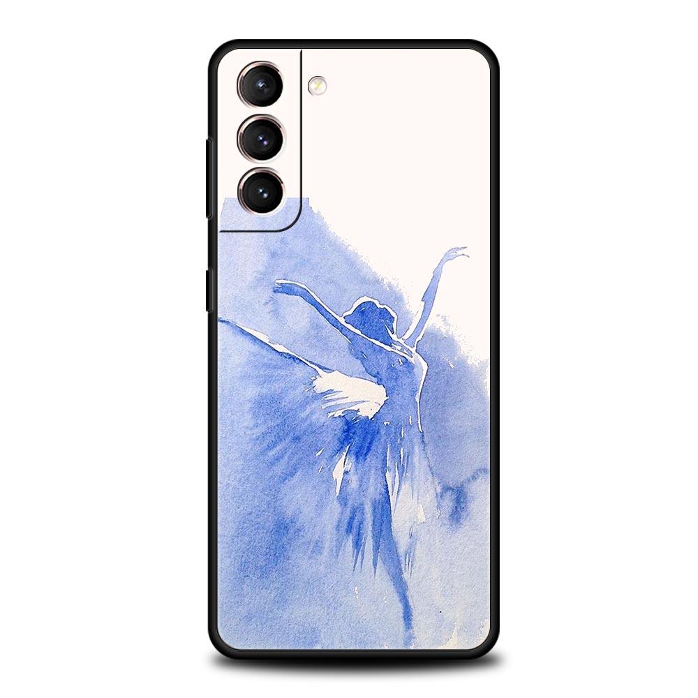 

Акварельный чехол для телефона с гимнастикой для Samsung Galaxy S24 S23 S22 S20 Ultra S21 FE 5G S10 S9 Plus S10E S8 Мягкий силиконовый чехол Samsung S20 Plus