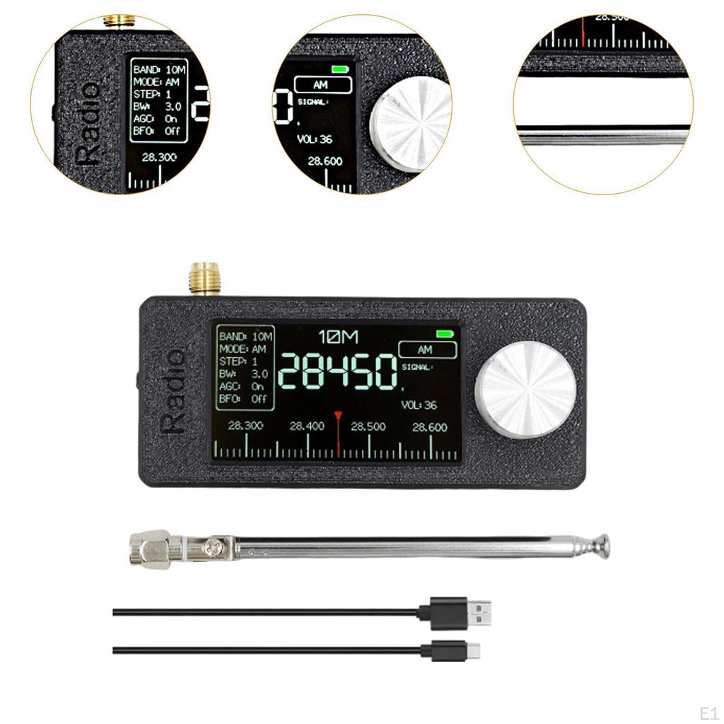 Pocket Radio Mini Music Player Portable Digital for Office Gym Walking