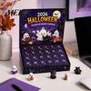 Decorative Halloween Advent Box Calendar 2026, 24 Day Ghost Countdown with Unique Party Supplies Collectible Figures, Gifts for Kids Boys Girls,