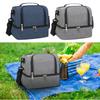 Picnic Cooler Bag Leak-Proof Cooler Lunch Bag Pouch Waterproof Portable Tote for Party Camping Beach Work Drink Beverage School