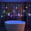 Starry Sky LED Curtain Lights for Christmas & Birthday Room Decoration