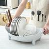 Plastic Oval Shaped Drainer Drainage Bowl Utensil Holder Multipurpose Vegetable Basket Camping