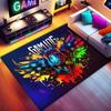 Colorful Game Carpet Boy and Girl Bedroom Gifts Living Room Bedroom, Game Player Home Decor, Teen Room Decor Rug E-sports Room