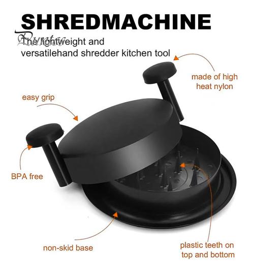 Mlýnek na maso Ruční drtič masa Všestranný protiskluzový drtič hovězího vepřového masa pro domácí kuchyni