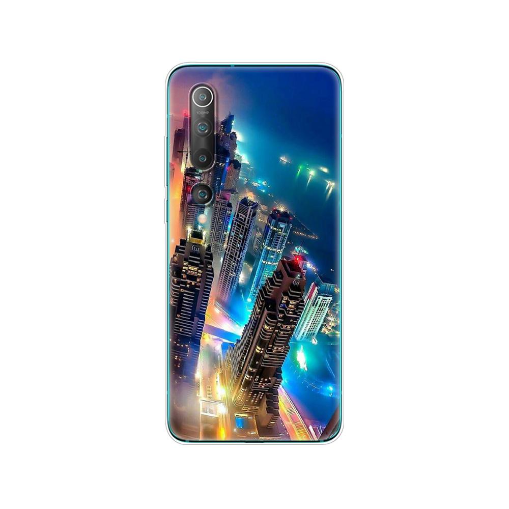 Silicon Case For Xiaomi Mi 10 Case Soft TPU Back Phone Cover For Xiaomi Mi 10 Pro Mi10 Etui 6.67" Full Protection Coque Bumper