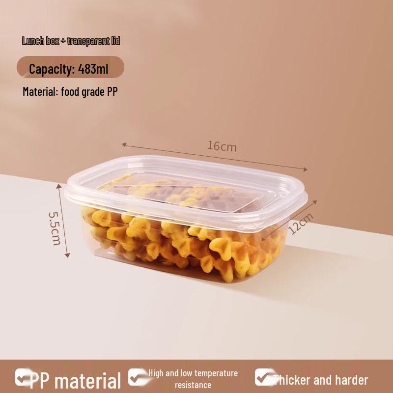 ZISIZ Disposable Rice Husk Lunch Box