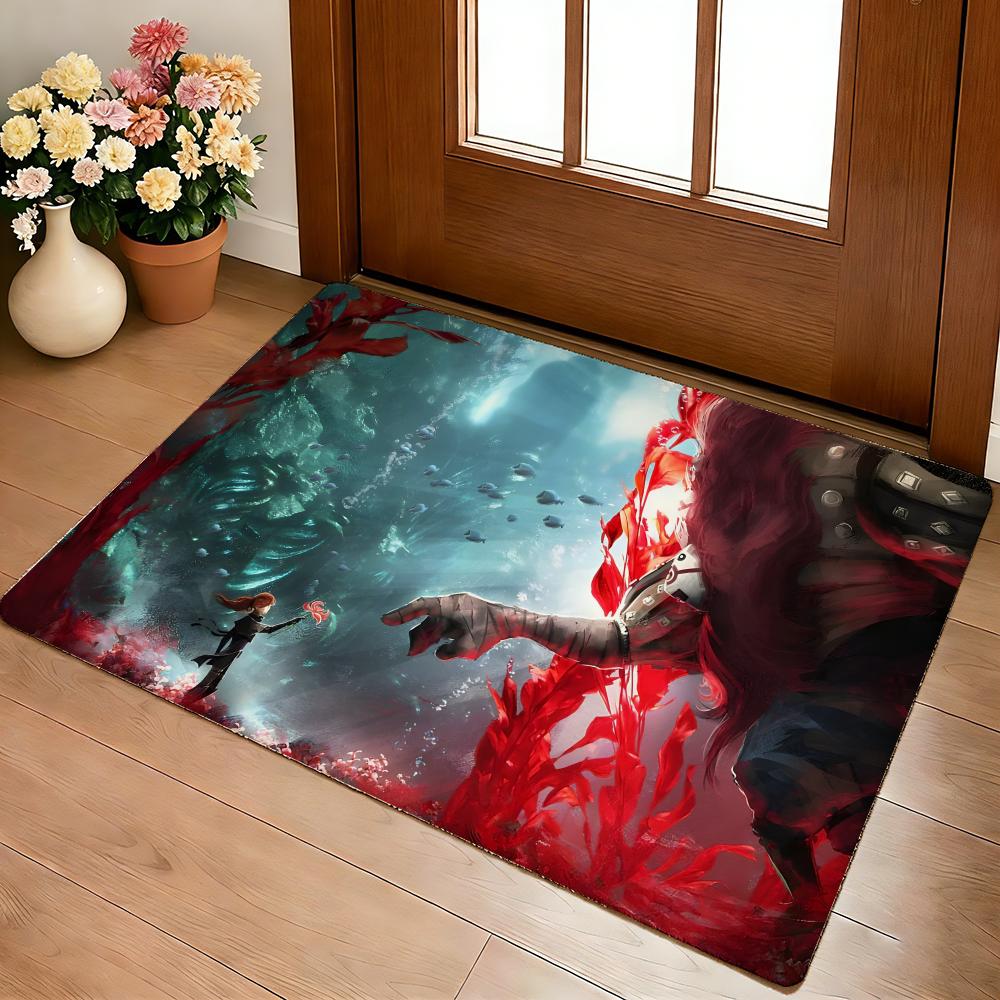 E-Expedition 33 Floor Mat Cozy Flannel Soft Thick Non-Slip Mat for Living Room Bedroom Kitchen Decor Rugs
