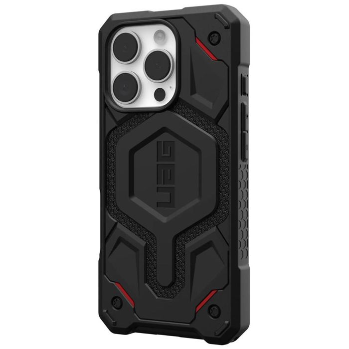 Coque Téléphone - UAG - Monarch Pro MagSafe - Kevlar Noir - Antichoc - Compatible iPhone 16 Pro