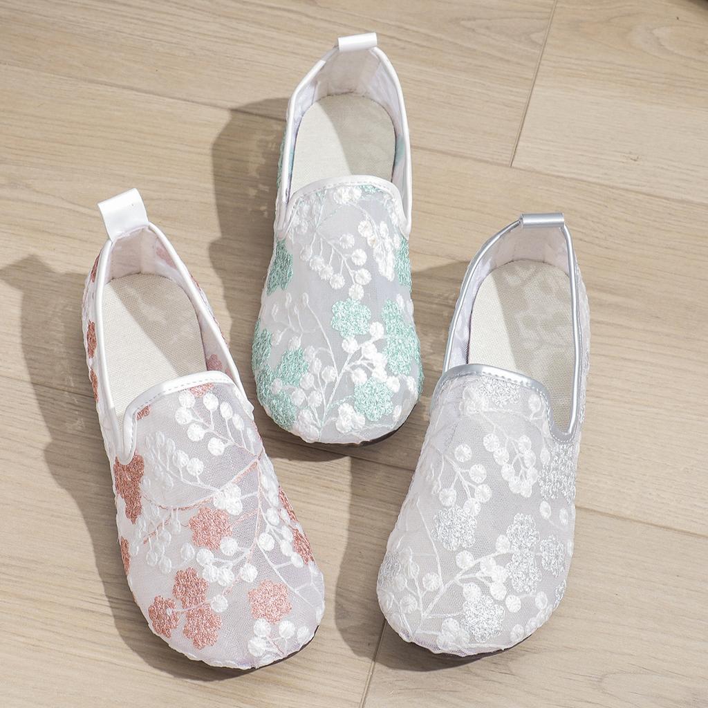 FEMEIE NOUĂ Pantofi Plati Femei Mesh Hollow Outs Pantofi Mocasini din piele naturală Pantofi de mers