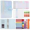 A6 Crystal Ring Binder Cash Budget Book and Daily Financial Planner.