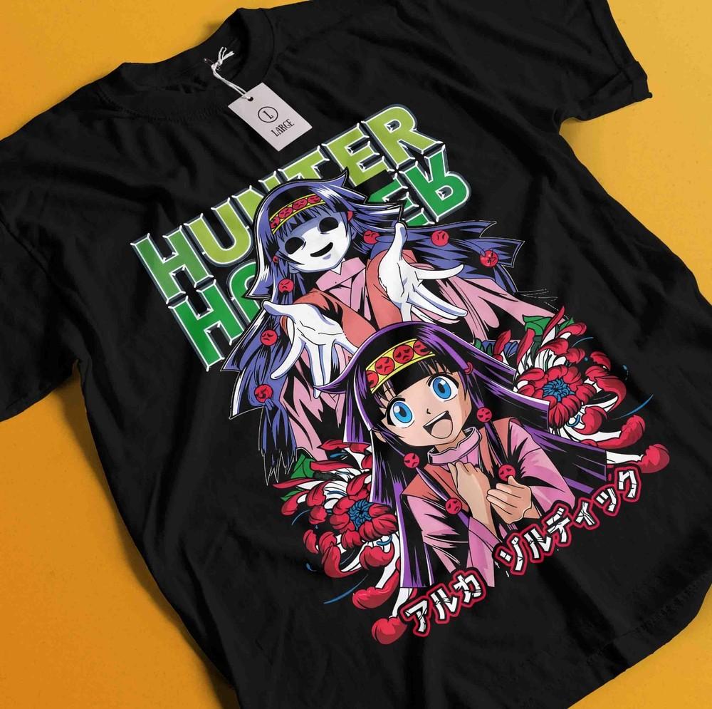 

Alluka Zoldyck T-Shirt Hisoka Tshirt Gon Hunter HXH Anime Shirt Killua Pitou Tee 4XL