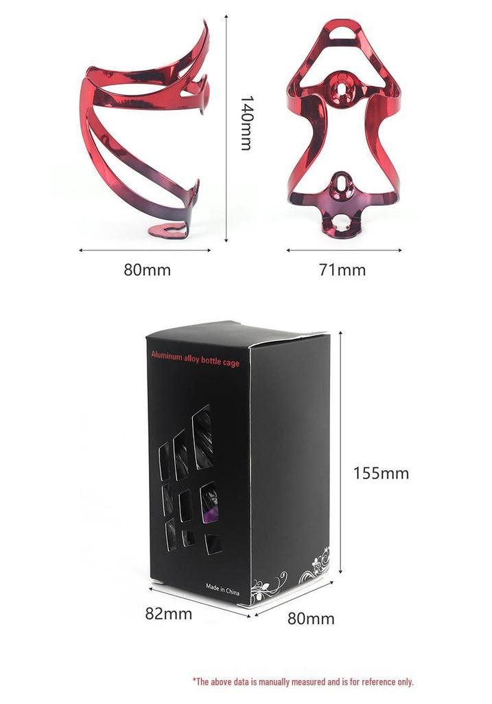 TMUMMY Gradient Aluminum Bicycle Water Bottle Holder for Road & Mountain Cycling