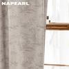 1PC NAPEARL Vintage Rural Blackout Curtains, Handmade Tassel Lace Floor Curtains for Bedroom Living Room Home Decor