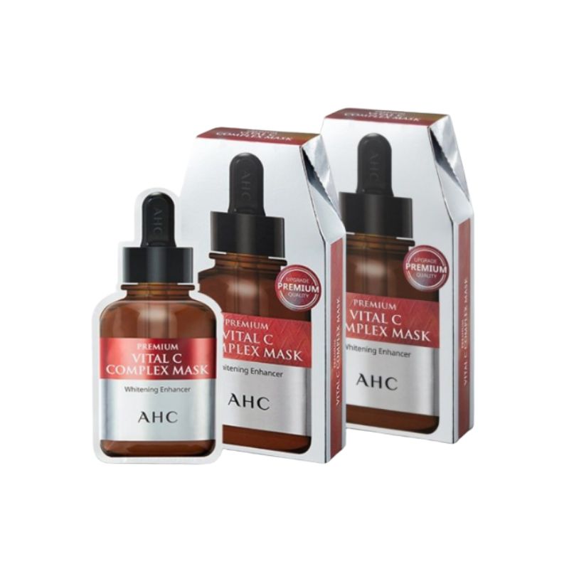 [AHC] Premium Vital C Complex Mask (27g x 10 sheets) – Vitamin C Brightening & Revitalizing 27g x 10ea