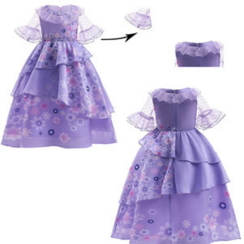 Anime Character Cosplay Halloween Movie Plays Children Princess Gauze Dress Skirt Cosplay Stage Costume Magic Room.