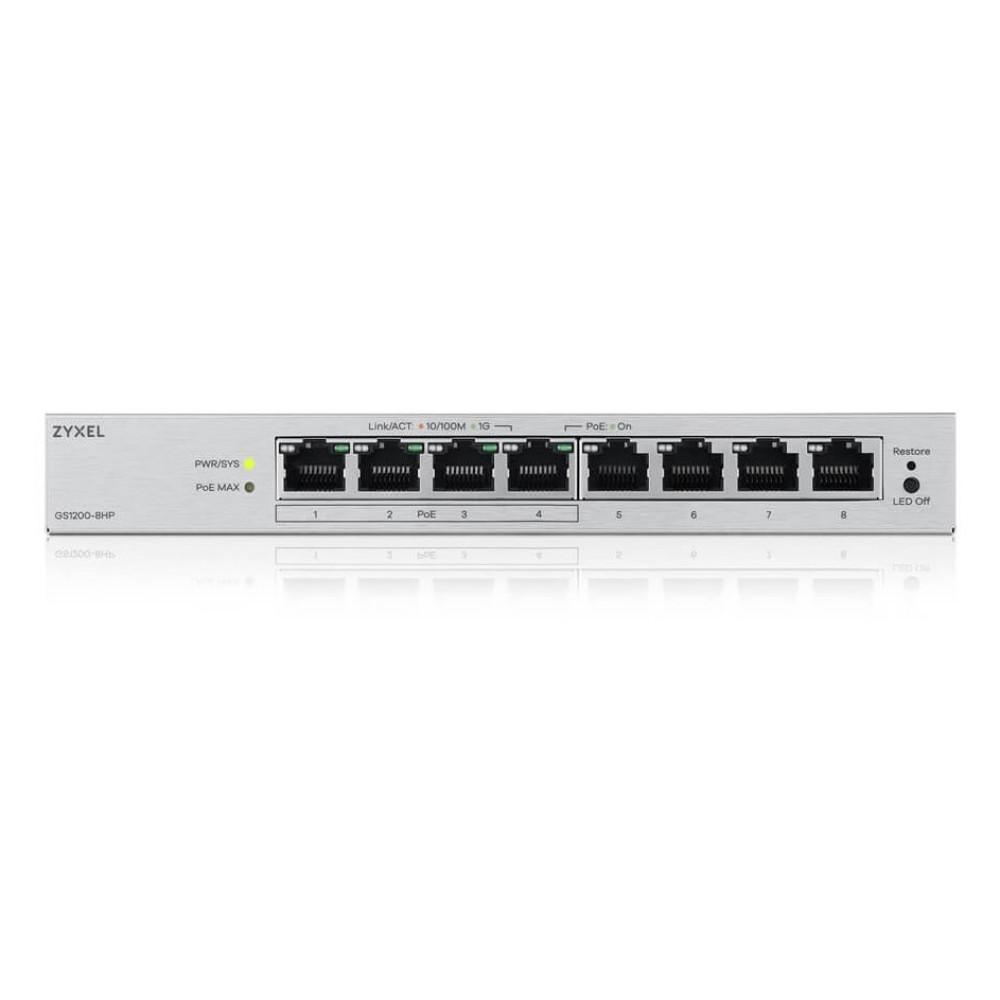 Switch Zyxel Gs1200-8Hpv2-Eu0101F 60W  Managed