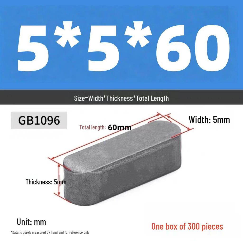 A3 Material Double Round Head Key Pin, Plain Key, Type A, Complete M3/M4/M5 Specifications