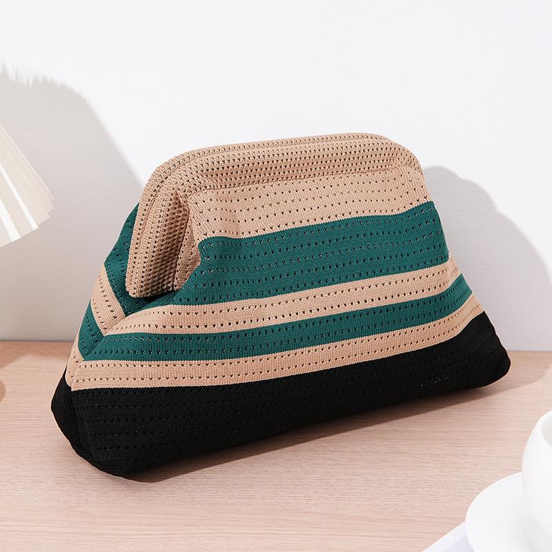 Custom 2025 Trend Knitted Wool Handbag Tote & Clutch