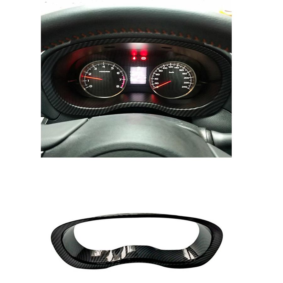 Dashboard Meter Frame Carbon Fiber Style Cover For Subaru WRX 2014-2021