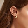 New Small Water Droplets CCB Gold Color Smooth Stud Earrings for Women Punk Geometry Zircon Accessories Girlfriend Gift