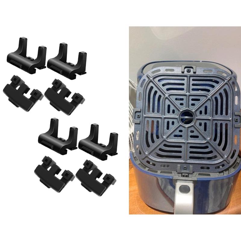 Pack of 8 Air Fryers Silicone Bumper Feet Nonslip Shock Absorbing Replacement Air Fryers Tray Feet for Grill Pans Trays